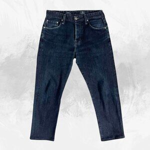 AG Adriano Goldschmied 'The Pipe' High Rise Cropped Jeans Vintage Wash Unisex 32